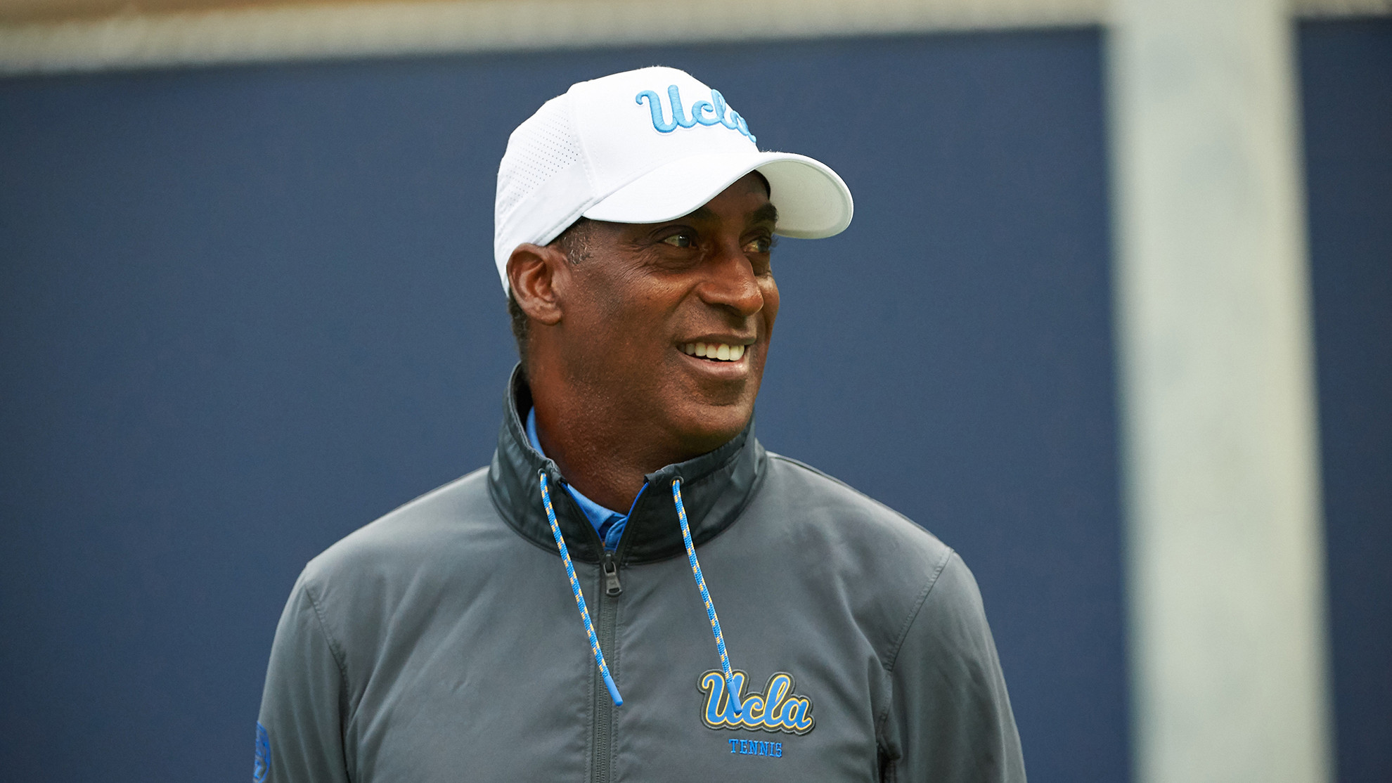 Rance Brown coaching courtside